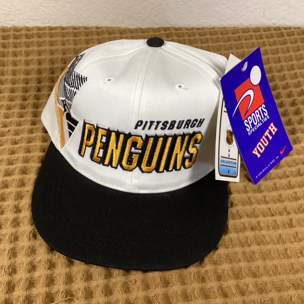 NEW YOUTH Pittsburgh Penguins 90s SHADOW Sports SPECIALTIES snapback NHL vtg